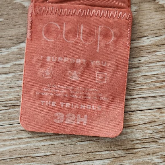 NWOT Clay CUUP Unlined The Triangle Microfiber Bra - Picture 6 of 7